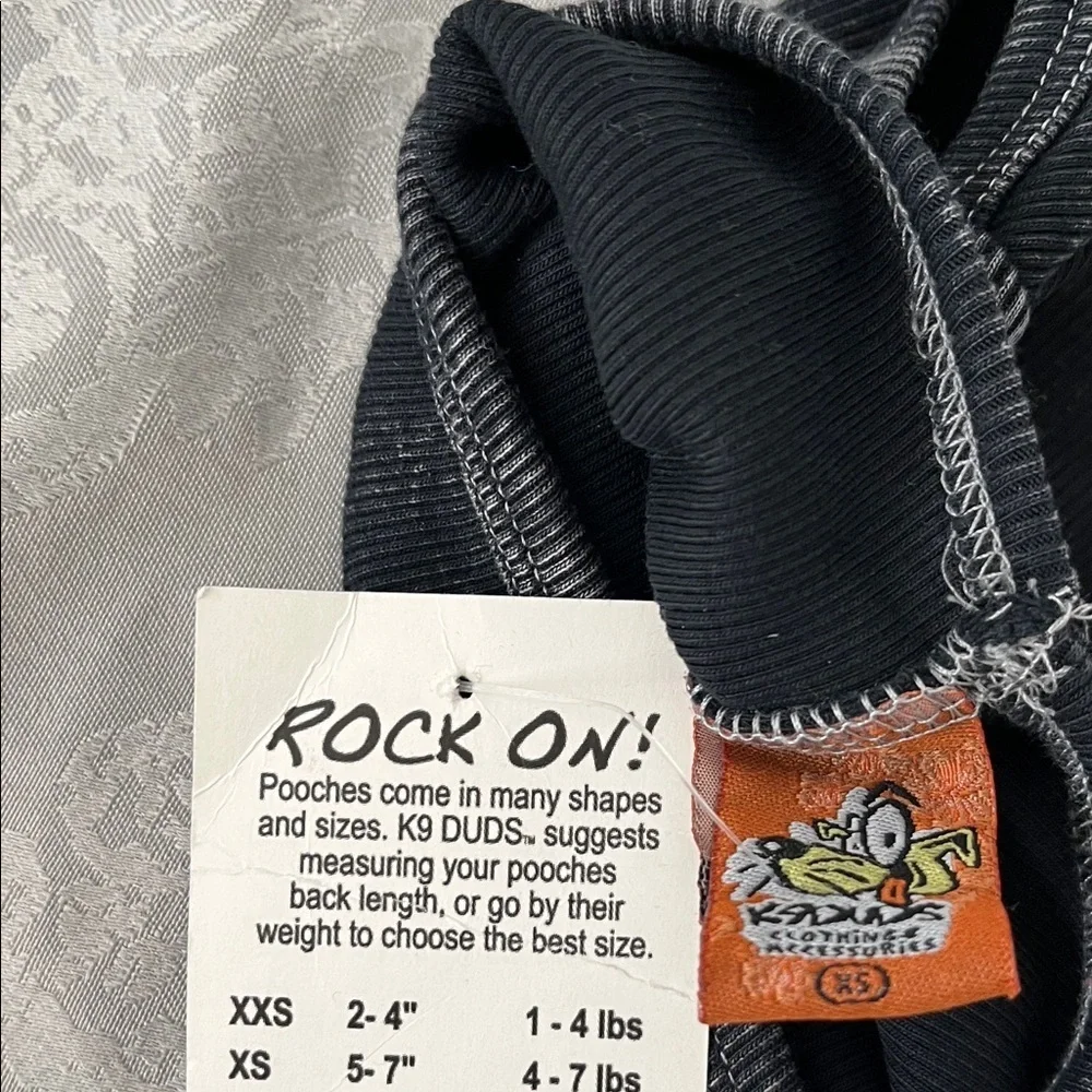 Black Dog Shirt with Skull Design